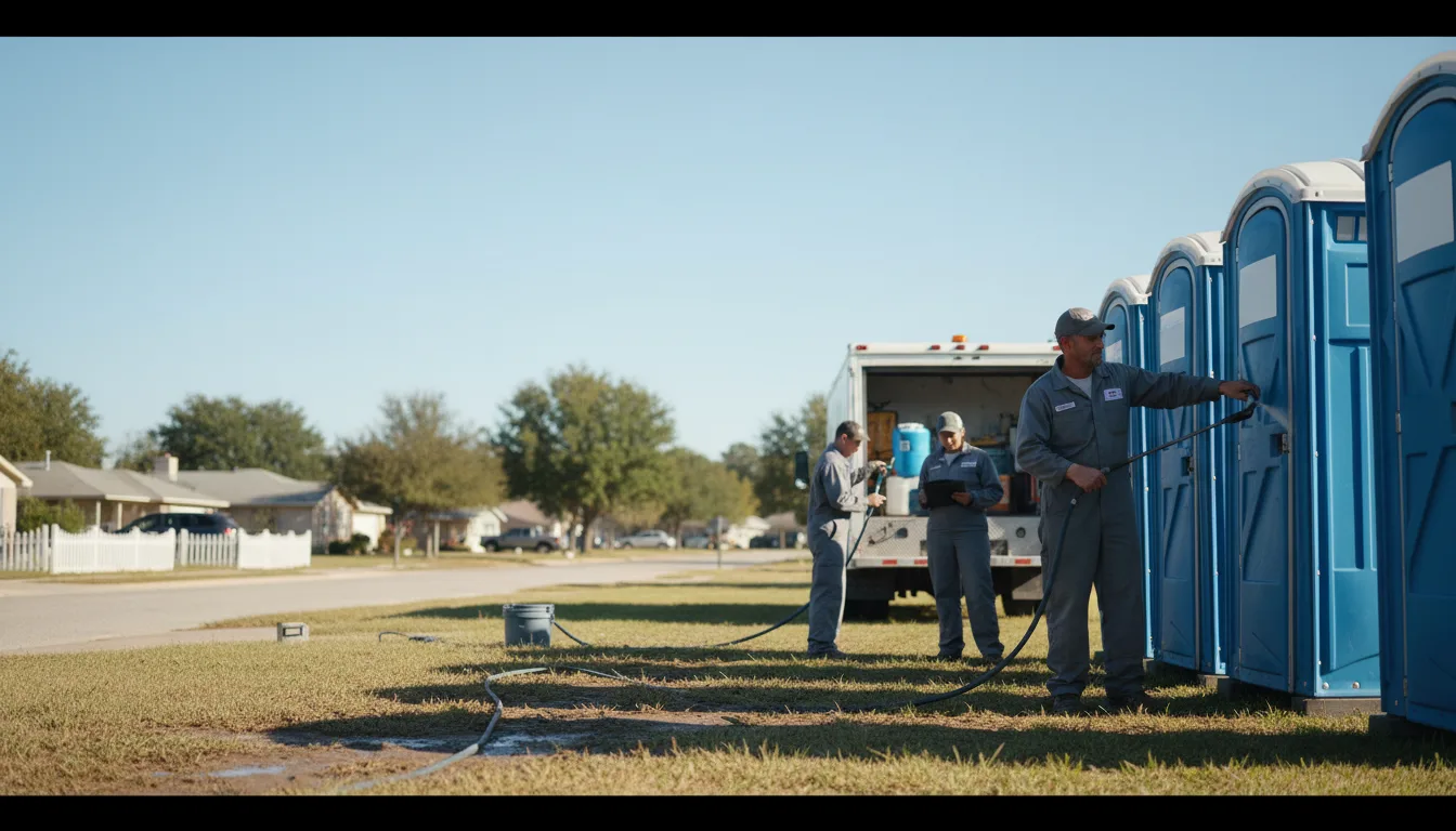 Long-Term Portable Toilet Rental in Hunter, OK near me